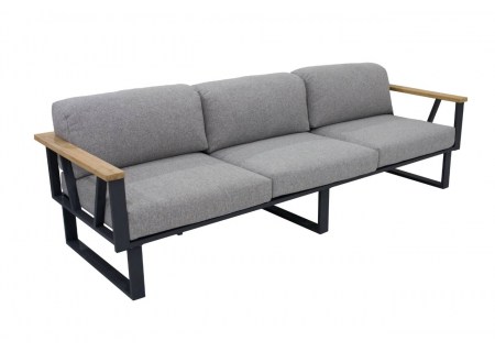 Zebra Belvedere Sofa 3-Sitzer graphite